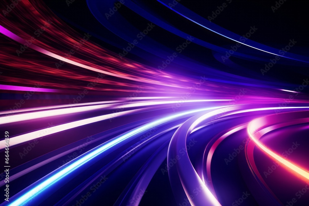 Abstract radiant light rays creating a dynamic sense of speed and movement in vibrant blue and pink hues Abstract radiant light rays creating a dynamic sense of speed and movement in vibrant blue and pink hues