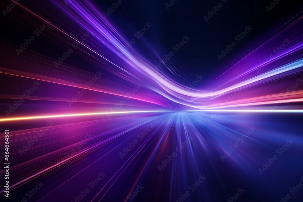 Abstract radiant light rays creating a dynamic sense of speed and movement in vibrant blue and pink hues Abstract radiant light rays creating a dynamic sense of speed and movement in vibrant blue and pink hues