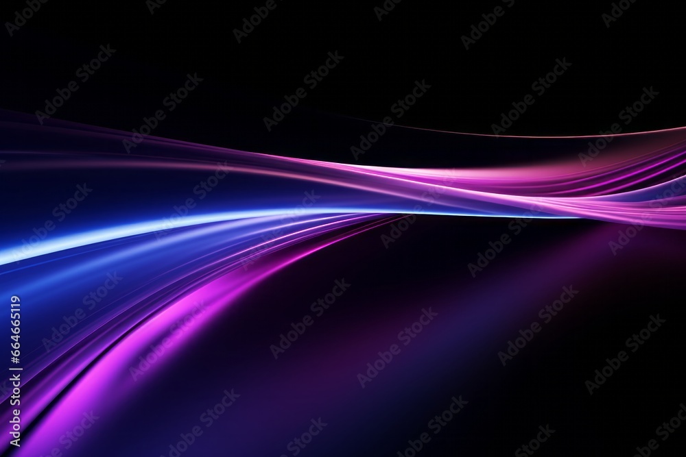 Fototapeta premium Abstract radiant light rays creating a dynamic sense of speed and movement in vibrant blue and pink hues
