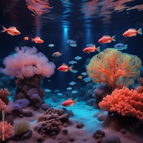 coral reef in aquarium © Ramon