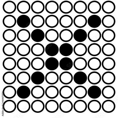 x shaped circle icon set on white background