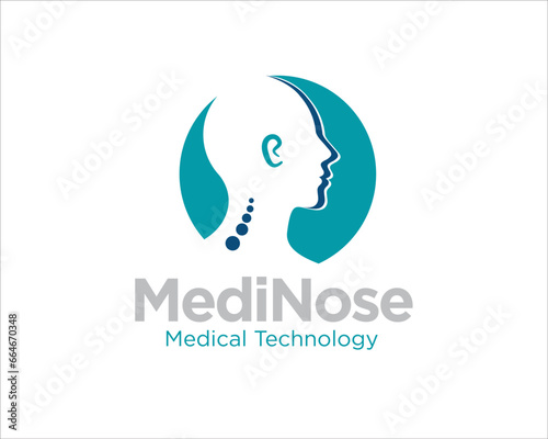 medical nose health logo designs for health service