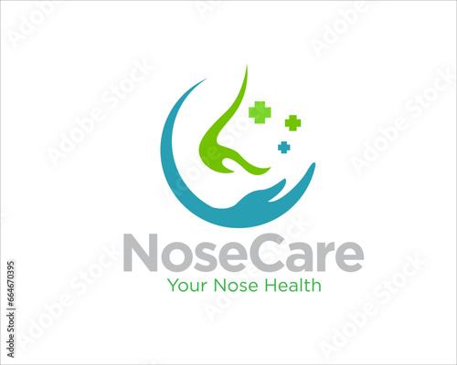 nose care logo designs for medical protection and consult