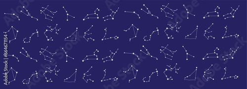 Zodiac Signs, Zodiac symbols icon set vector illustration zodiac star set