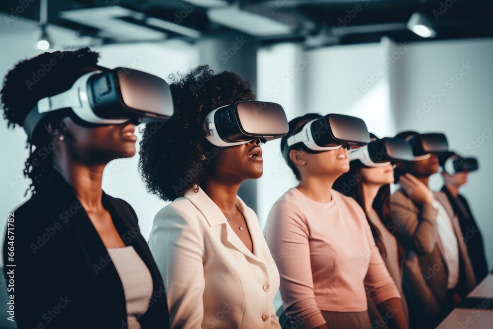 PR professionals monitoring brand reputation in a real-time virtual media room.
