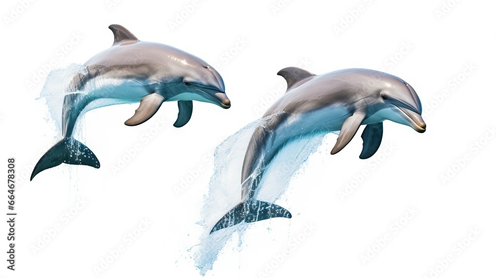 Obraz premium dolphin jumping out of water