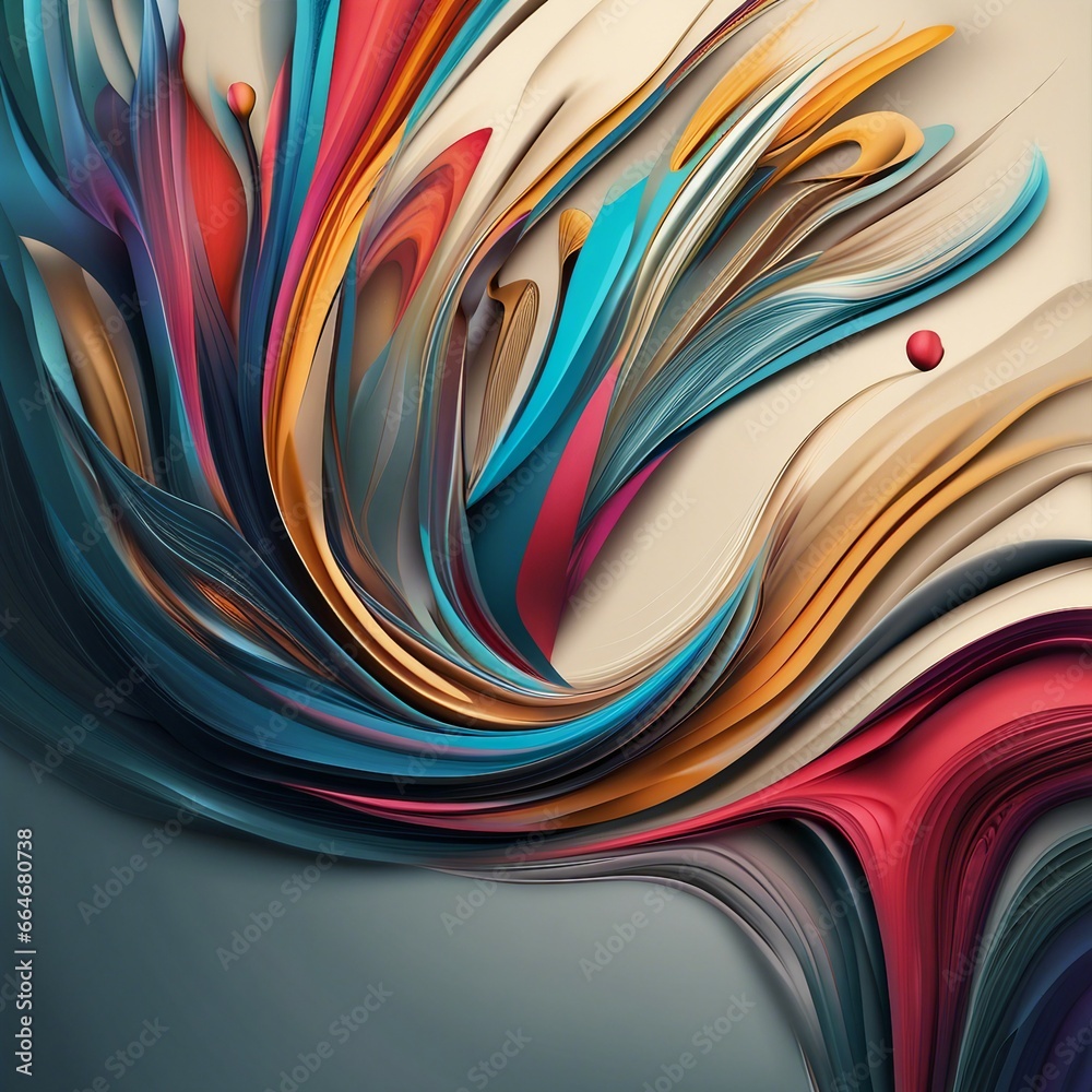 colorful flow pattern illustration background