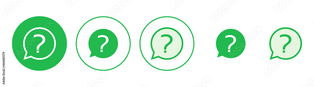 Question icon set. question mark icon vector. Question icon set. question mark icon vector.