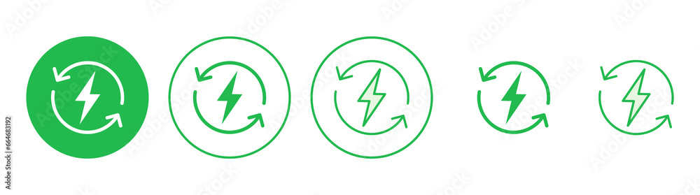 Power icon set. Power Switch Icon. Electric power Power icon set. Power Switch Icon. Electric power
