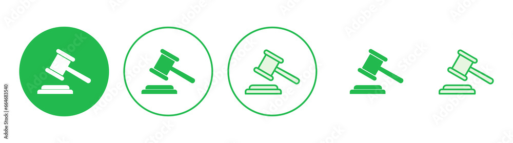 Gavel icon set. judge gavel icon vector. law icon vector. auction hammer Gavel icon set. judge gavel icon vector. law icon vector. auction hammer