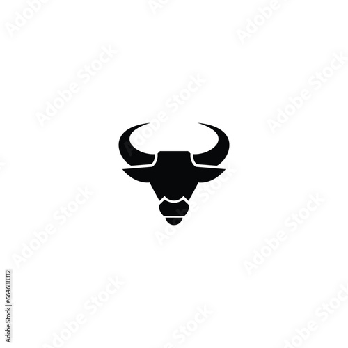 Bull logo icon vector template