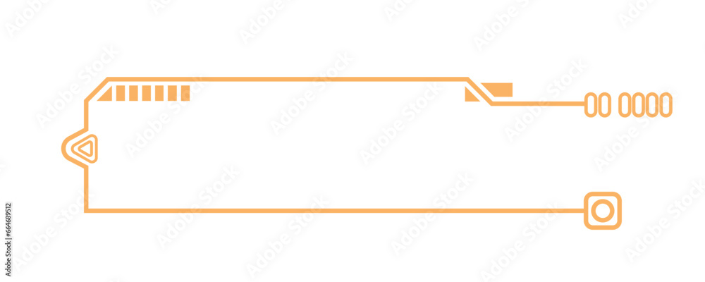 Hightech Technology HUD Label Hightech Technology HUD Label