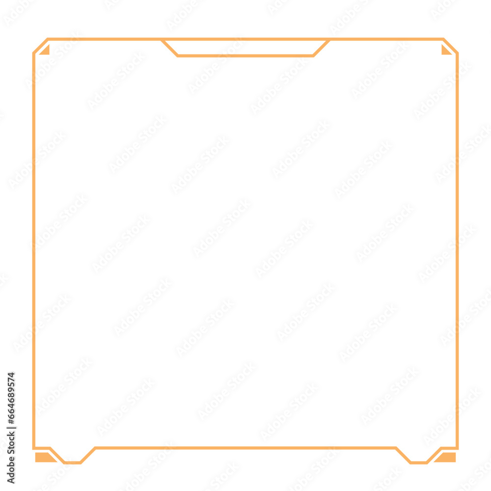 Hightech Technology HUD Square Frame Hightech Technology HUD Square Frame