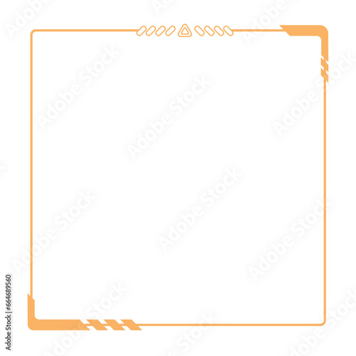  Hightech Technology HUD Square Frame