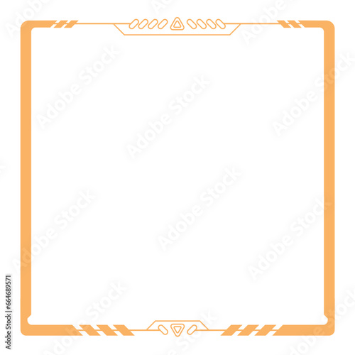  Hightech Technology HUD Square Frame