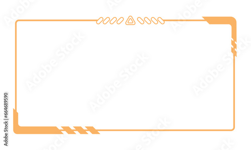  Hightech Technology HUD Rectangle Frame