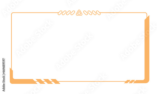  Hightech Technology HUD Rectangle Frame