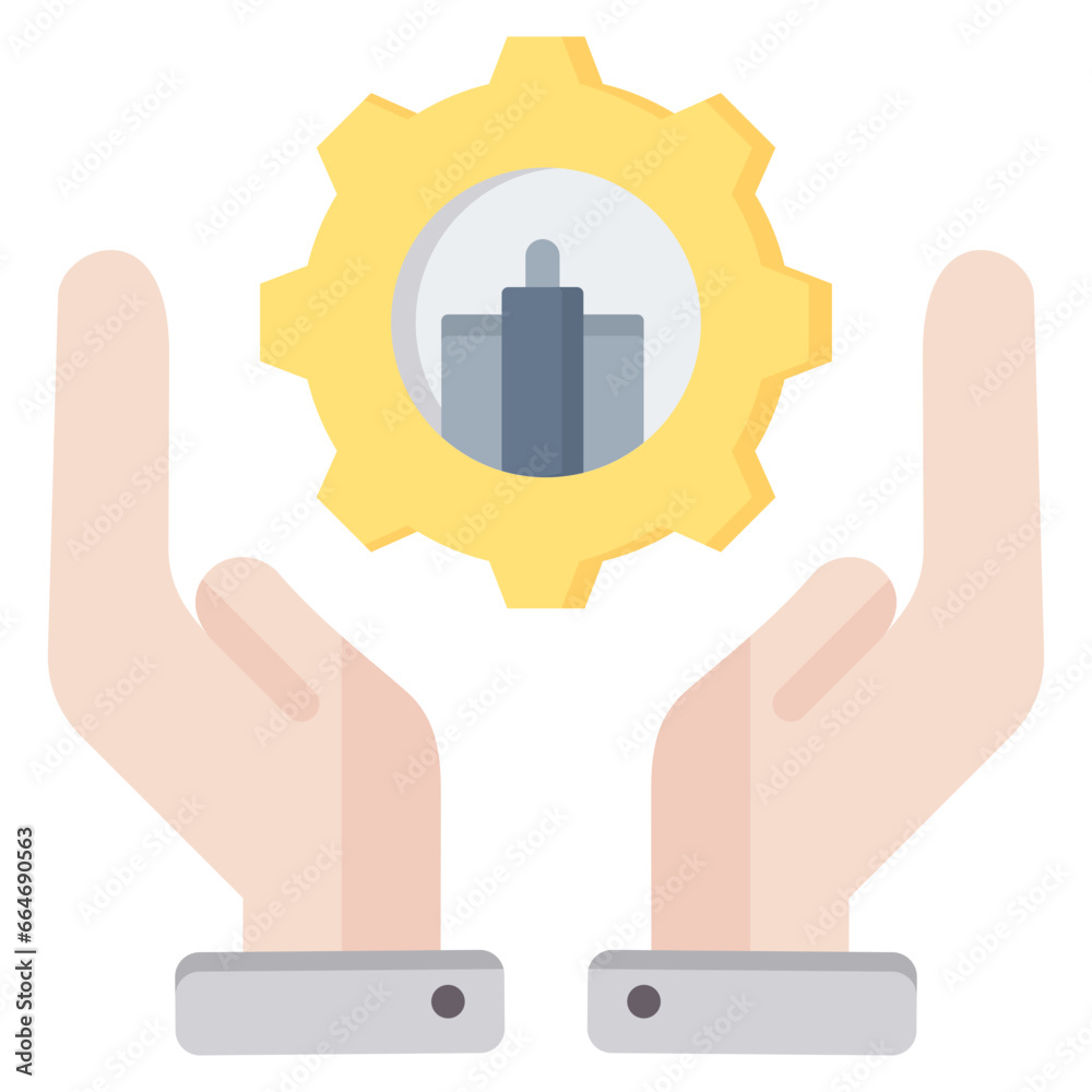 Corporate Governance Flat Icon Corporate Governance Flat Icon