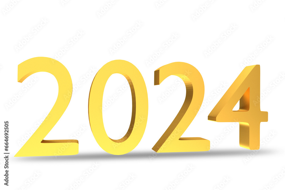 3d realistic text happy new year 2024 glossy gold and silver colors for Christmas and New Year holiday celebration elements 3d rendering concept 3d realistic text happy new year 2024 glossy gold and silver colors for Christmas and New Year holiday celebration elements 3d rendering concept