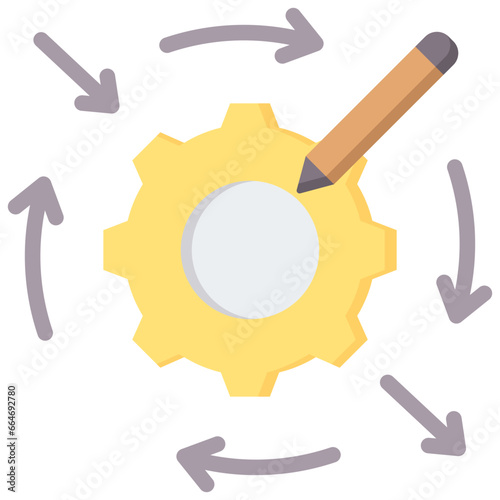 Iteration Flat Icon