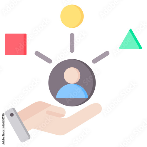 Materiality Flat Icon