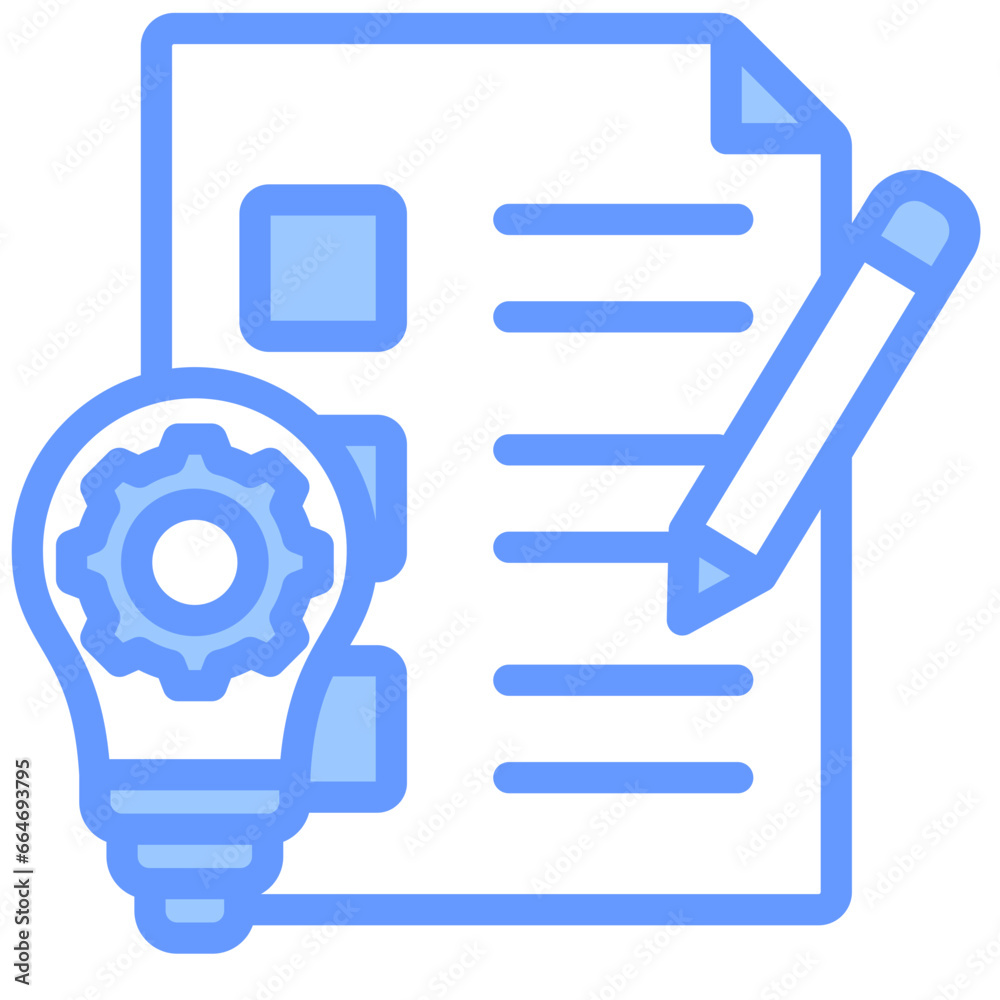 Ideation Blue Icon Ideation Blue Icon