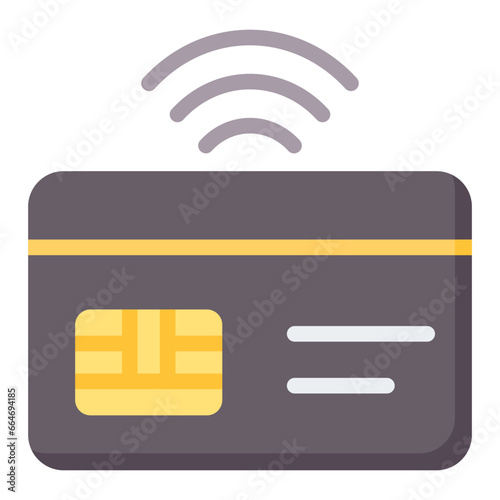 Contactless Payment Flat Icon