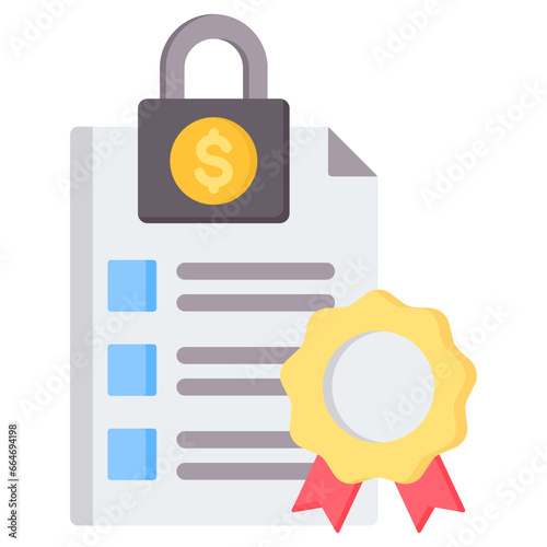 Payment Security Standard Flat Icon