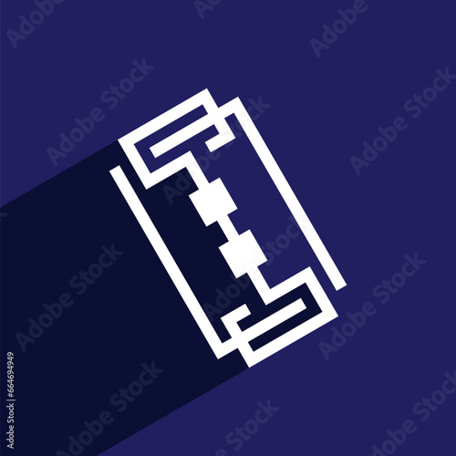 RAZOR ICON LOGO TEMPLATE VECTOR