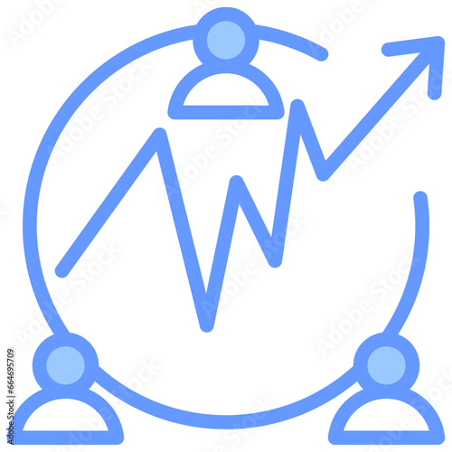 Shareholder Blue Icon