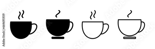 Cup coffee icon vector. coffee cup icon. mug