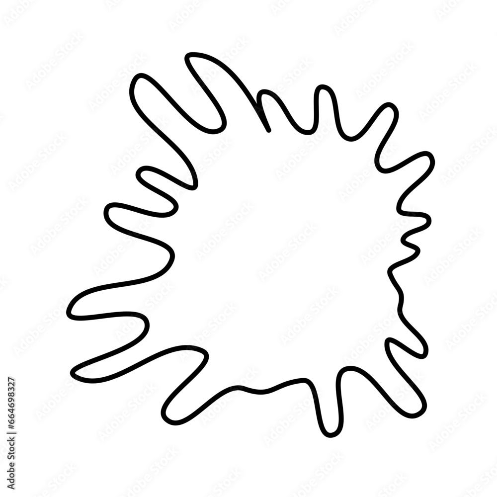 Splash Shape Lines Vector Splash Shape Lines Vector