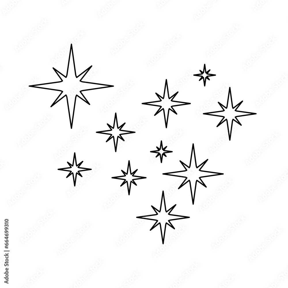 sparkling star vector sparkling star vector