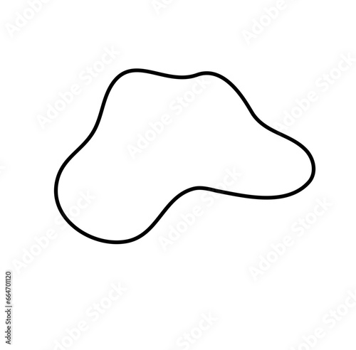 Aestectic Outline Blob 