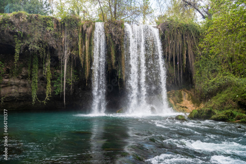 Upper Duden Waterfalls in Antalya, Turkey.