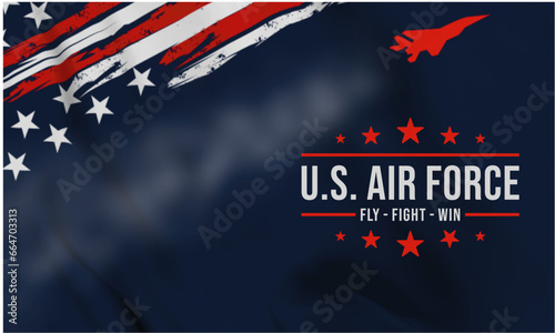 U.S air force   vektor background