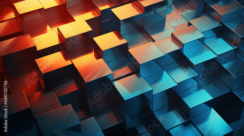 gradient metal background  3D art effect 