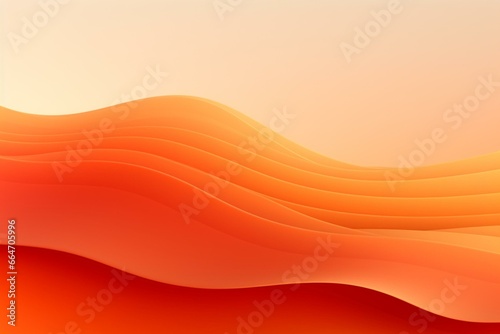 background with orange gradient field overlay. Generative AI