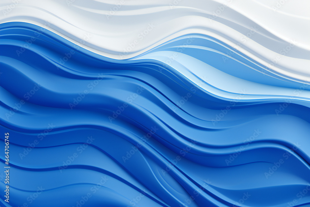 Cool background with the image of blue waves, Generative AI Cool background with the image of blue waves, Generative AI