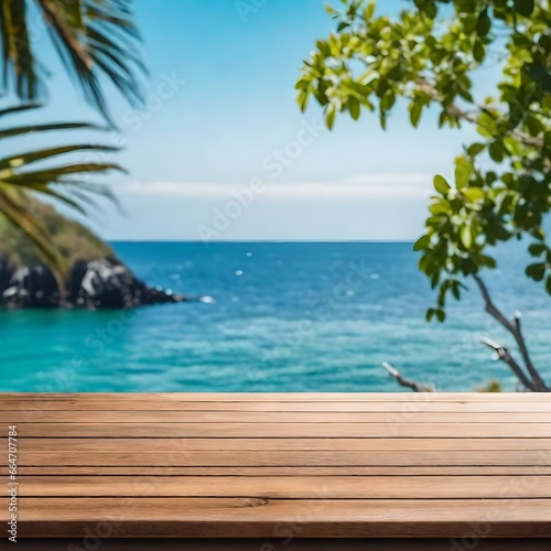 beach with palm trees