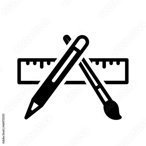 solid black icon for Application