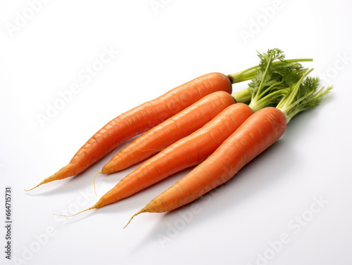 Carrot Studio Shot Isolated on Clear Background, Food Photography, Generative AI