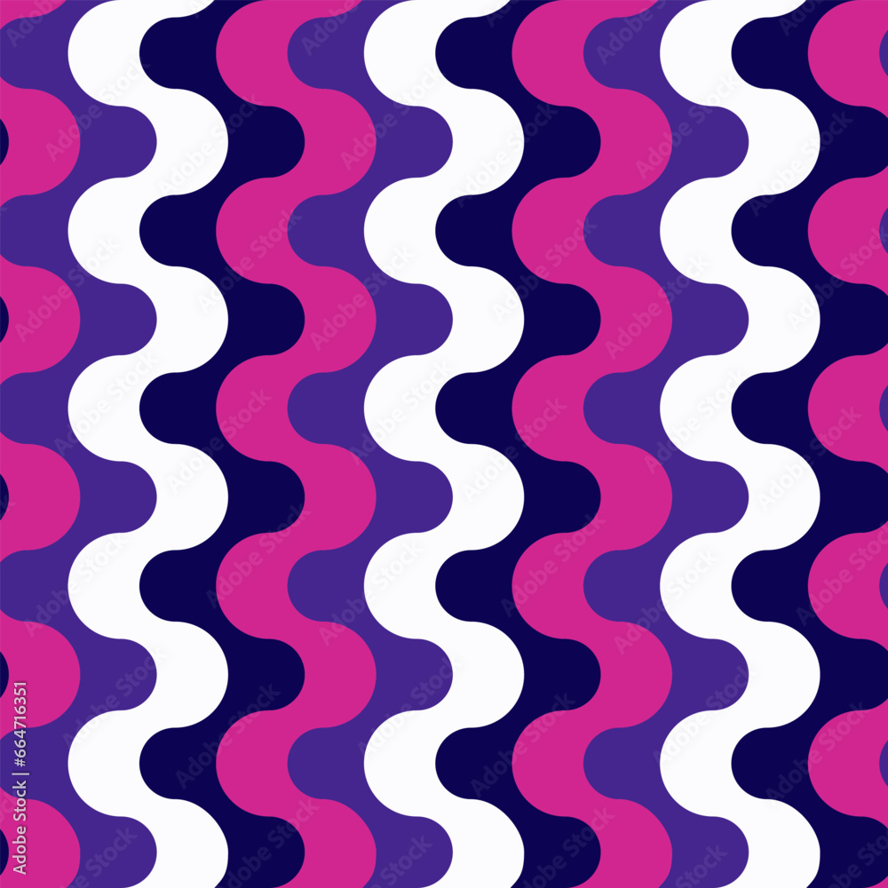 Retro geometric seamless pattern vector image Retro geometric seamless pattern vector image