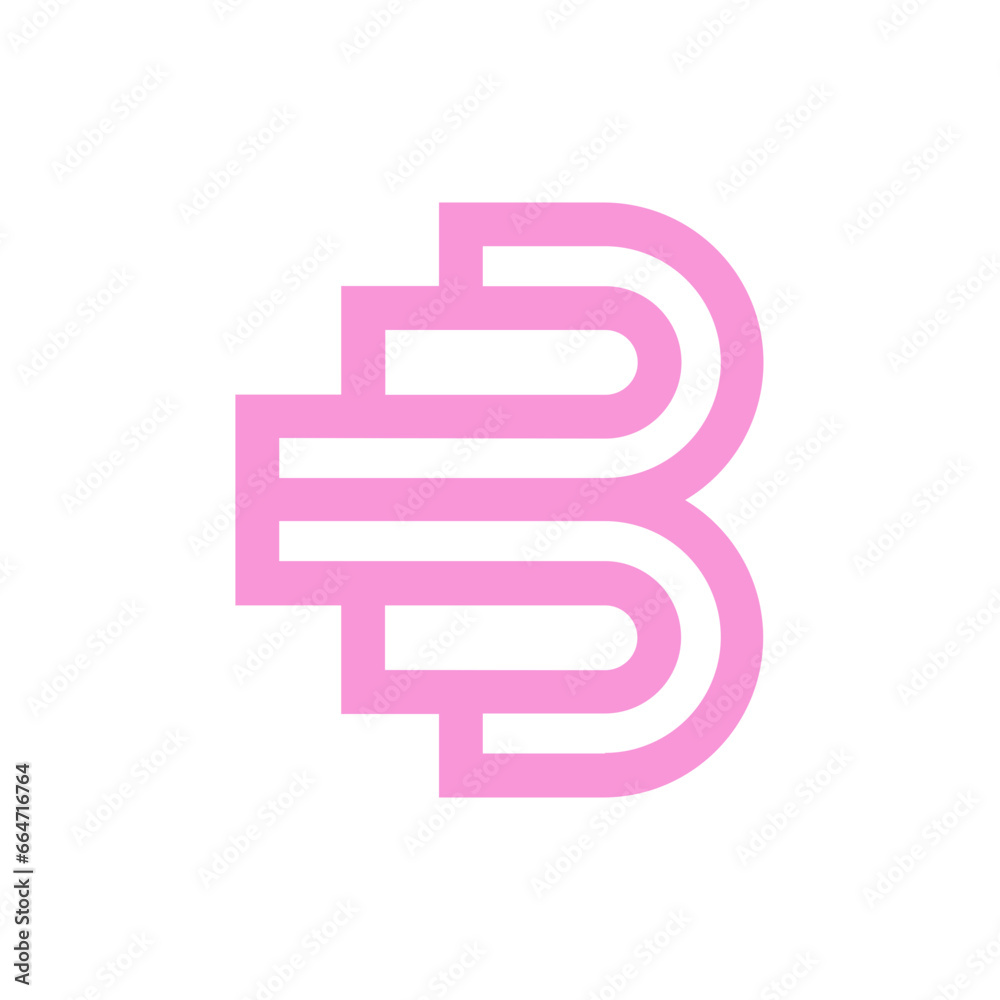 Monogram initial b letter mark logo design. Monogram design vector b logo. Monogram initial letter mark b logo. Design simple b monogram Monogram initial b letter mark logo design. Monogram design vector b logo. Monogram initial letter mark b logo. Design simple b monogram