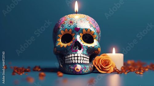 Day of the dead background