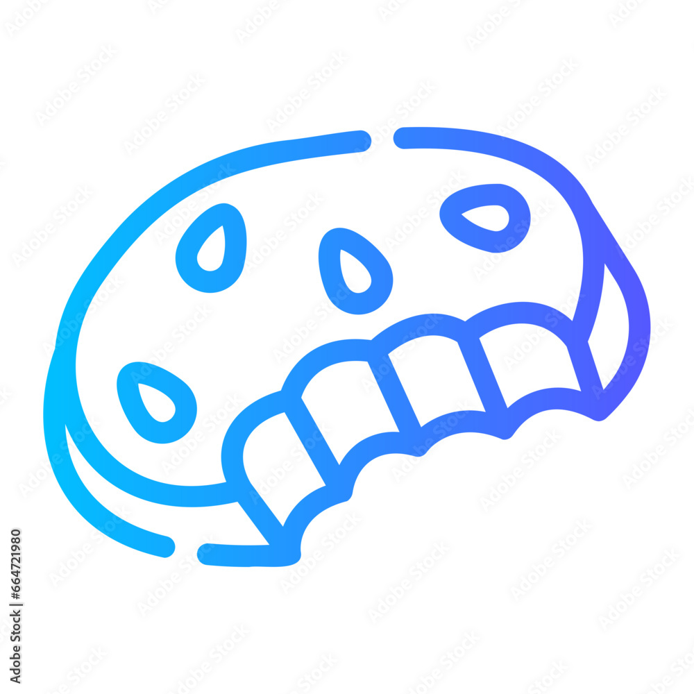 cookies Line Gradient Icon cookies Line Gradient Icon