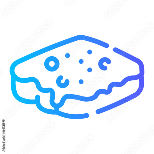 tiramisu Line Gradient Icon