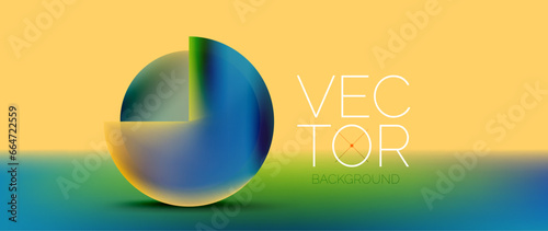 Podium background adorned with fluid gradient color geometric shapes. Eye-catching and modern design. The liquid gradients infuse element of fluidity and energy