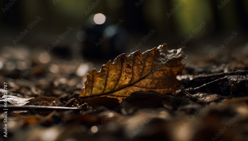 Vibrant autumn foliage brings beauty to the forest in October generated by AI Vibrant autumn foliage brings beauty to the forest in October generated by AI