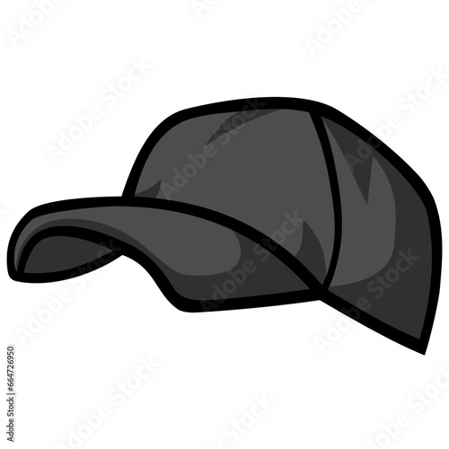 Snapback Hat Baseball Cap Vector Illustration